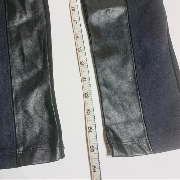 𝅺ZARA M vegan leather front moto leggings - Picture 6 of 6